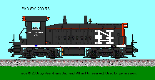 CN SW1200RS depicted here